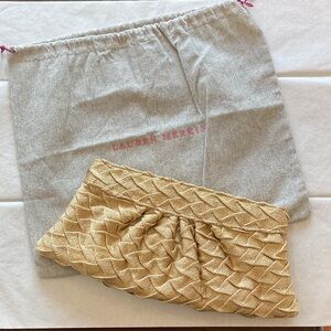 Lauren Merkin Gold Clutch